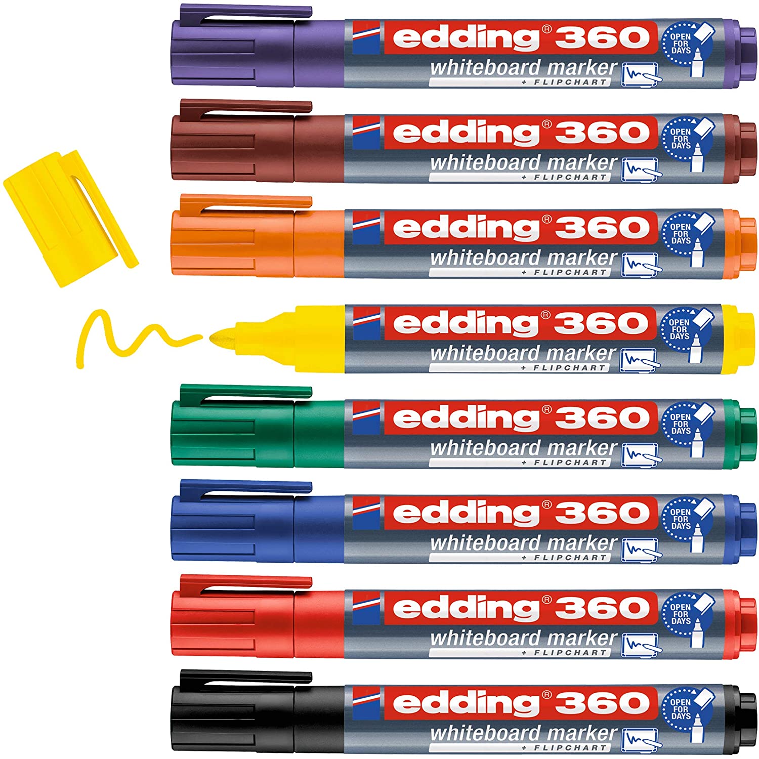8er Set Whiteboardmarker EDDING® 360 
